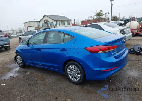 2018 Hyundai Elantra Se z USA, uszkodzony, nr VIN KMHD74LF2JU657411